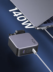UGREEN Nexode GaN Fast Charger 140W with USB CC Cable (3-Port) CD289