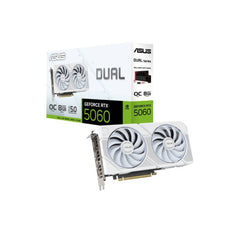 ASUS Dual GeForce RTX™ 5060 White OC Edition 8GB GDDR7