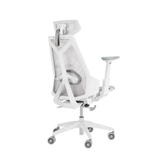 Asus SL400C ROG Destrier Core Ergo Gaming Chair – Futuristic Cyborg Design, Adjustable, Breathable, Durable - White | 90GC01P0-MSG060