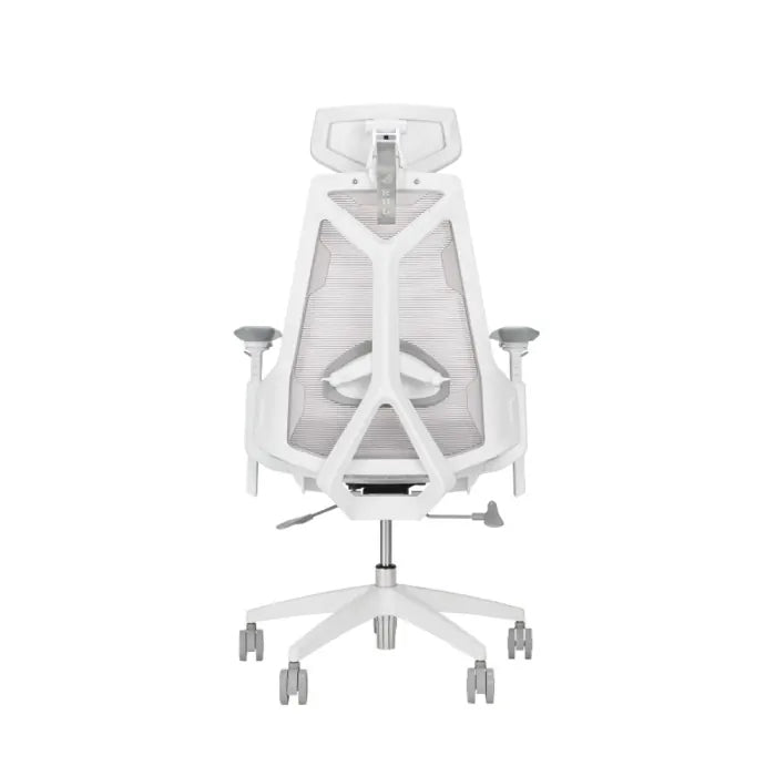 Asus SL400C ROG Destrier Core Ergo Gaming Chair – Futuristic Cyborg Design, Adjustable, Breathable, Durable - White | 90GC01P0-MSG060