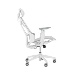 Asus SL400C ROG Destrier Core Ergo Gaming Chair – Futuristic Cyborg Design, Adjustable, Breathable, Durable - White | 90GC01P0-MSG060