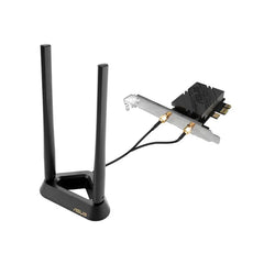 ASUS PCE-BE92BT, WiFi 7 PCI-E Adapter With 2 External Antennas and Magnetized Base, Supporting 6ghz Band, Bluetooth 5.4, Only Compatible With Intel Motherboards | 90IG08U0-MO0B00