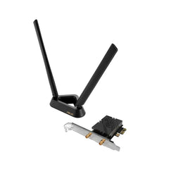 ASUS PCE-BE92BT, WiFi 7 PCI-E Adapter With 2 External Antennas and Magnetized Base, Supporting 6ghz Band, Bluetooth 5.4, Only Compatible With Intel Motherboards | 90IG08U0-MO0B00