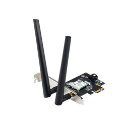 Asus BE6500 Tri Band PCE-BE6500 Wifi 7 Bluetooth 5.4 PCI-E Adapter Supports 4096-QAM And Delivers Upto 1.2x Faster