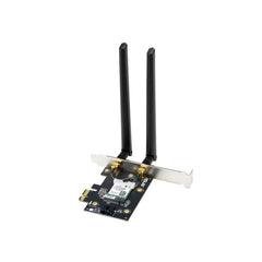 Asus BE6500 Tri Band PCE-BE6500 Wifi 7 Bluetooth 5.4 PCI-E Adapter Supports 4096-QAM And Delivers Upto 1.2x Faster
