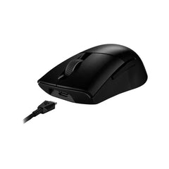 ASUS ROG Keris AimPoint Wireless Gaming Mouse, 2.4GHz & BT, 36000 dpi, AimPoint Optical Sensor, 5 Prog Buttons with Shortcuts, 650 IPS Max Speed, Up to 119H Battery - Black | 90MP02V0-BMUA00
