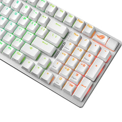 Asus X901 Rog Strix Scope II 96 Wireless Mechanical Gaming KeyBoard NX Snow Switch Refined Linear (Arabic) - White