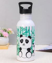 Magic Color Changing Bottle with Sipper Straw - 600 ML Stainless Steel