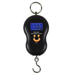 50Kg Portable Digital Hanging Luggage Scale with HD Backlit LCD Display, High Precision Sensor, Heavy-Duty Stainless Steel Hook, Tare Function, Weight Lock, Multi-Unit Conversion & Auto Power-Off Electronic Weight Scale
