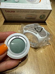 Beurer AS50 Activity Sensor Pedometer Watch with Step Counter, Calorie and Fat Tracking, Distance Measurement, 14-Day Memory, Multi-Wear Fitness Tracker Device