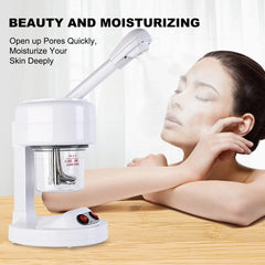 450W Steam Beauty Ion Vapour Facial Steamer with Ozone Function, Hot Steam, Adjustable Spray Nozzle, Low Water Alarm & Auto Shut-Off