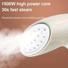 SOKANY SK-12003 1500W Handheld Garment Steamer & Steam Iron with 260ml Water Tank, 3-Speed Adjustable Steam, LED Display, Stainless Steel Panel & Portable Wrinkle Remover