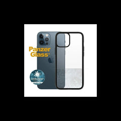 PanzerGlass Mikael B Limited Edition ClearCase Apple iPhone 12 Pro Max Anti-Bacterial Shockproof Designer Back Cover with Tempered Glass & Recycled TPU Frame