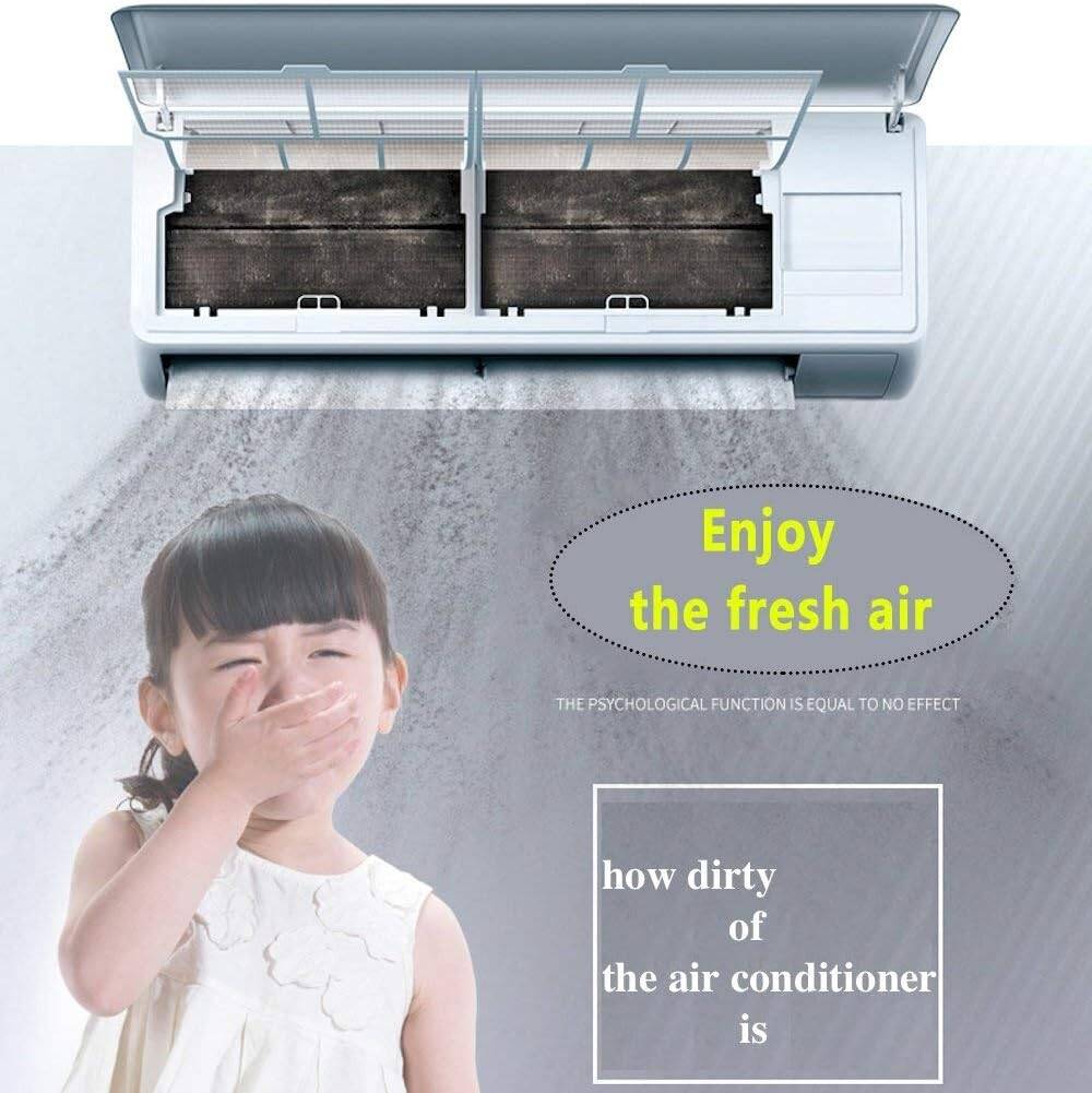 Waterproof Air Conditioner Cleaning Cover with Drain Outlet for AC Washing, Maintenance & Servicing