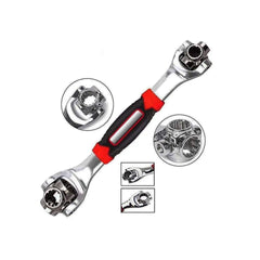 48-in-1 Multifunction Universal Wrench with 360° Rotating Head, Adjustable Socket Spanner Tool, High Torque Steel Ratchet Wrench for Home, Car Repair & Workshop Use