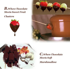 Mini Portable Hot Chocolate Fountain Machine for Home and Parties