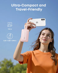 Anker Zolo Power Bank 10K, 35W, Built-in 2USB-C Cables