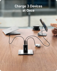 Anker 735 Nano Charger 65W 3-Port Black