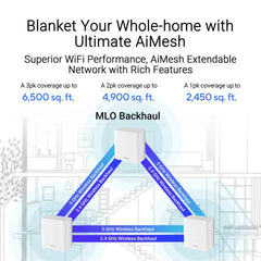 ASUS ZenWiFi BD4 BE3600 Dual-Band WiFi 7 2.5G Smart Home Mesh System, 3-Pack