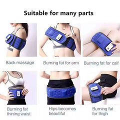X5 Slim Super Electric Wraparound Massage Belt with Raised Pressure Nodes, Adjustable Electronic Controls and 12V Mains-Powered Operation