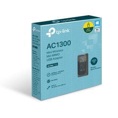 محول USB لاسلكي صغير TP-Link AC1300 بتقنية MU-MIMO