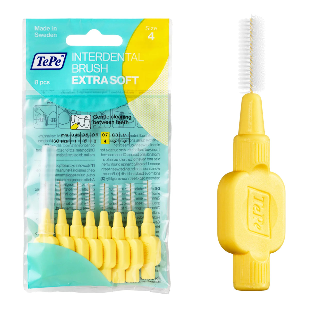 TePe Idb Yellow Blister 0.7 Mm