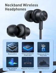RAVPower TT-BH115 Wireless Stereo Earphones - Black