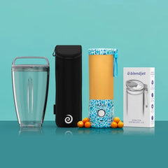 Blendjet V2 Portable Blender 16oz, Smoothie Maker, Fruit Blender, BPA-Free, 475ml, 200W, Sports Bottle, USB-C Rechargeable - Mosaic