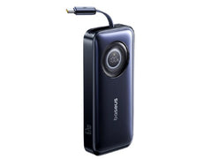 Baseus EnerCore CR11 Power Bank with Retractable Cable 10000mAh 45W - Cosmic Black