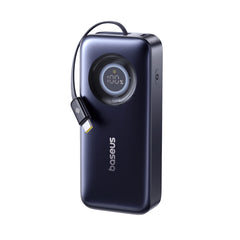 Baseus EnerCore CR11 Power Bank with Retractable Cable 10000mAh 45W - Cosmic Black