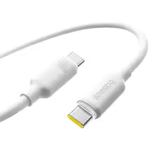 كابل بيانات شحن سريع من السيليكون الرغوي من بيسوس USB-C إلى USB-C بقوة 100 واط وطول 2 متر