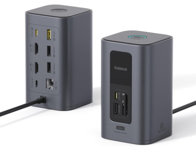 Baseus Nomos NU1 Air Spacemate 12-in-1 Docking Station - Space Grey
