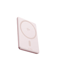 Baseus PicoGo AM31 Qi2 Ultra-Mini Magnetic Power Bank with Kickstand 5000mAh 20W - Nebula Pink