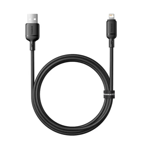 Baseus كابل شحن سريع حريري من USB-A إلى USB-C بطول 2 متر - أسود عنقودي