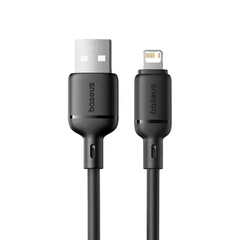 Baseus كابل شحن سريع حريري من USB-A إلى USB-C بطول 2 متر - أسود عنقودي