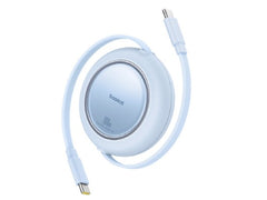 Baseus Free2Pull Mini كابل قابل للسحب USB-C إلى USB-C بقوة 100 واط وطول 1.5 متر