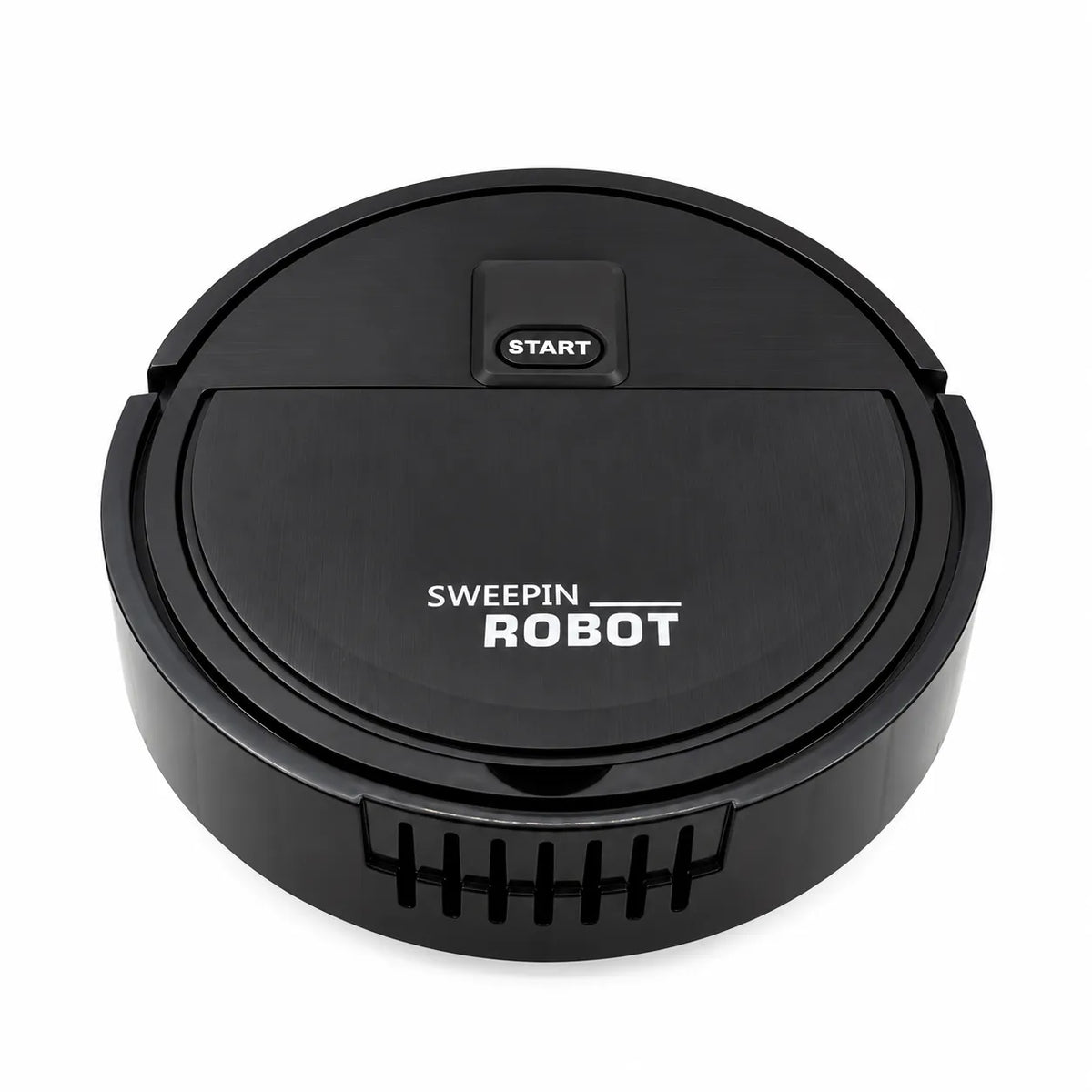 SWEEPIN ROBOT Automatic Robotic Vacuum Cleaner & Floor Sweeper with Strong Suction, Dual Rotating Side Brushes, One-Button Start, 3 AA Battery Operation, Dust Collection Compartment & Multi-Surface Cleaning for Home