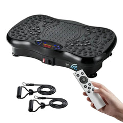 Be3ah Crazy Fit and Vibration Massage Plate, Carbon Fibre Vibration Plate, Vibration Plate for 150-Speed Adjustable with 120 kg Capacity
