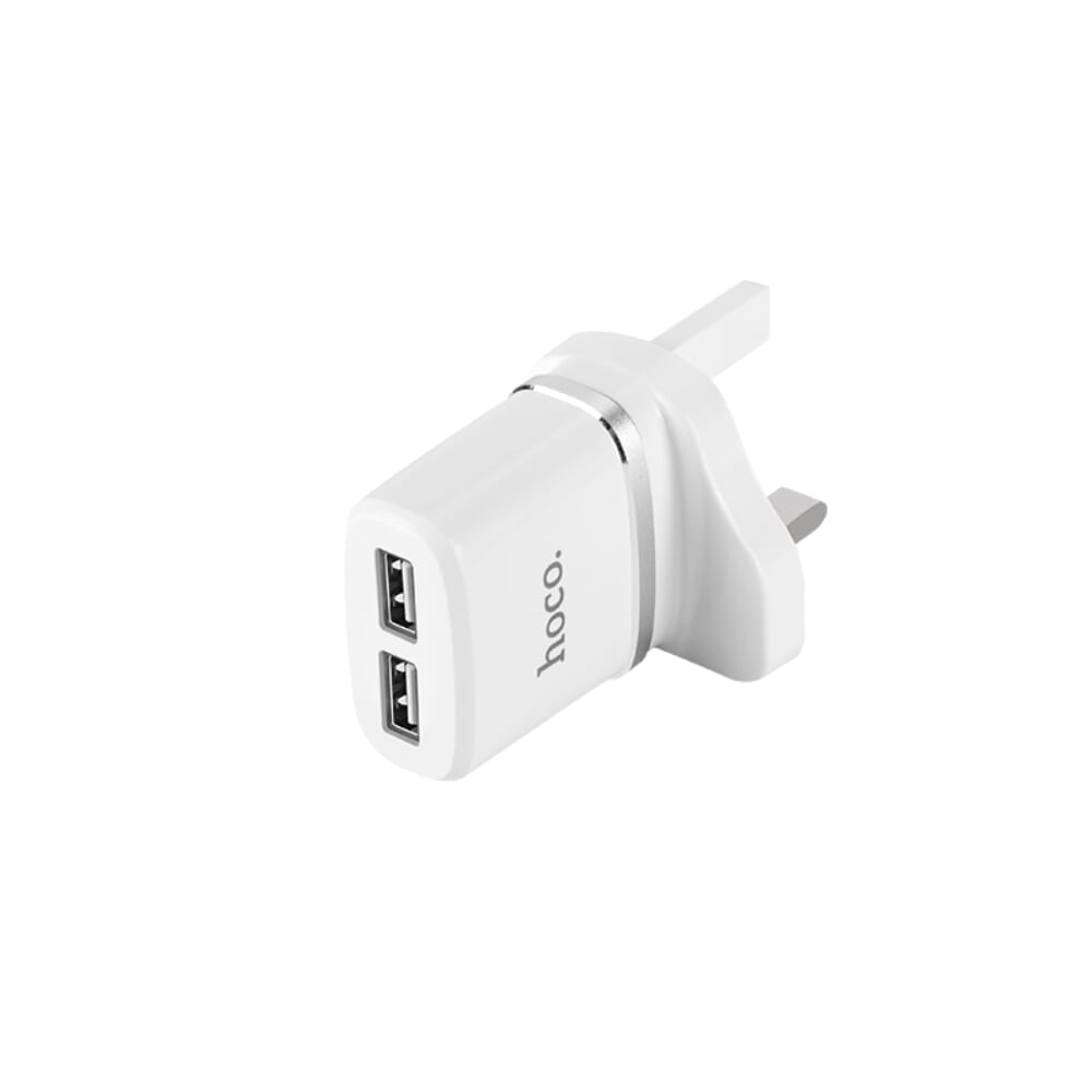 HOCO C12 Smart Dual USB Lightning Cable Charger Set