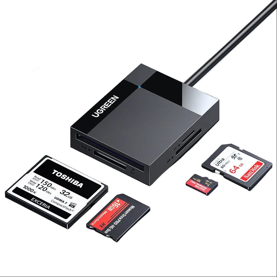 UGREEN USB 3.0 All-in-One Card Reader 50cm black