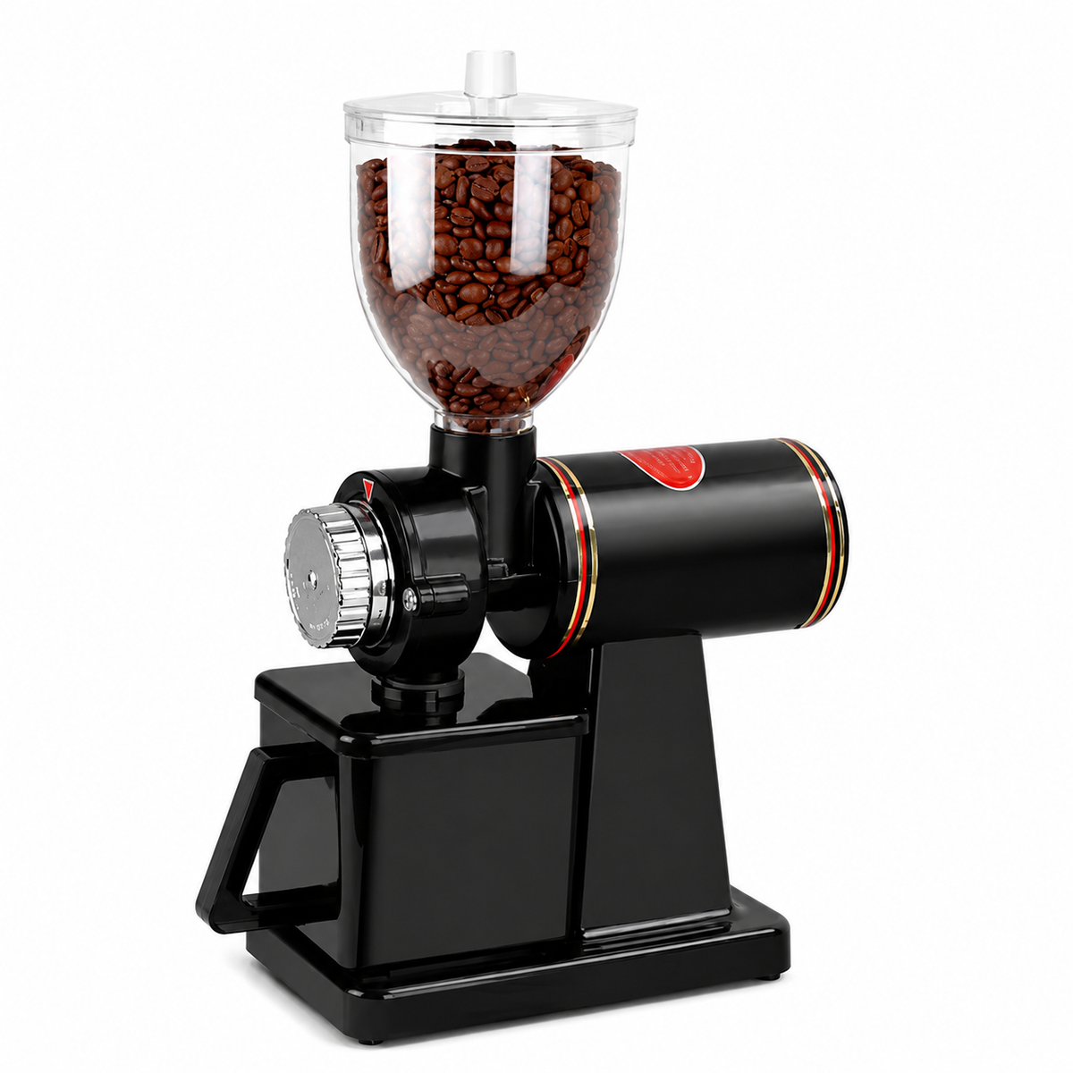مطحنة قهوة كهربائية عالية السرعة 180 واط 2600 دورة/دقيقة مع 8 مستويات طحن قابلة للتعديل، شفرات طحن من الستانلس ستيل وسعة 250 جرام حبوب