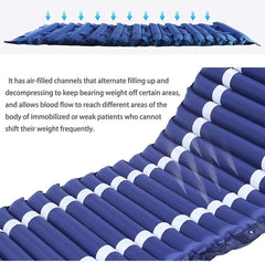 Premium Anti-Decubitus Alternating Pressure Air Mattress & Quiet Electric Pump, Replaceable Air Cells, Medical PVC Pressure Relief Mattress, Adjustable Air Pressure, 200 × 90 CM, 135 Kg Capacity