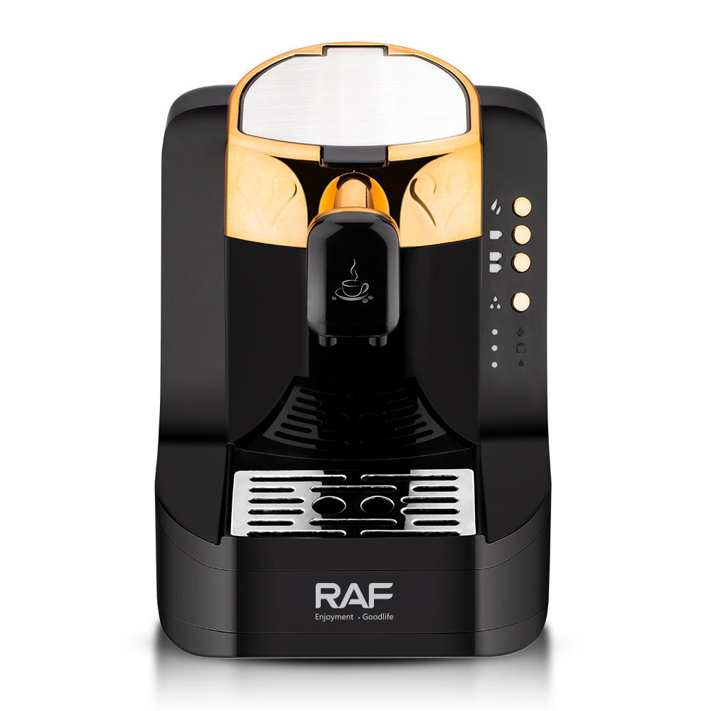 ماكينة صنع القهوة التركية RAF R.111 بنظام تخمير مزدوج بقوة 700 واط، وحماية من التدفق الزائد، ومنبه صوتي، وخزان قابل للفصل سعة 0.8 لتر