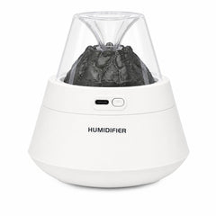 200ML Volcano Aromatherapy Humidifier & Essential Oil Diffuser with Silent Ultrasonic Cool Mist, Volcano LED Light Effect, USB Power & Auto Power-Off Protection