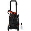 Black+Decker 1700W Electric Pressure Washer 125 Bar High Power Vertical Cleaner with Spray Gun BEPW1700-B5