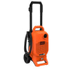 Black+Decker 1700W Electric Pressure Washer 125 Bar High Power Vertical Cleaner with Spray Gun BEPW1700-B5