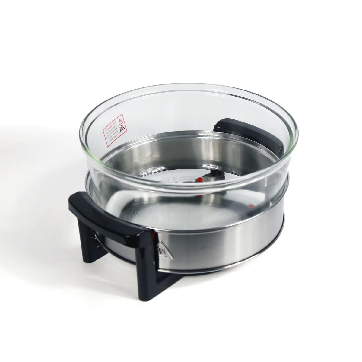 12L Glass Bowl Convection Oven with 1300W Power, 360° Hot Air Cooking, Timer Control, Temperature Adjustment & Multi-Function Roasting, Baking, Grilling, Steaming and Reheating