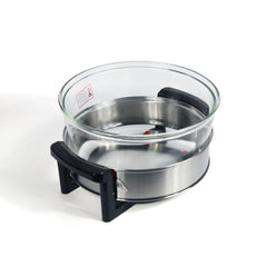 12L Glass Bowl Convection Oven with 1300W Power, 360° Hot Air Cooking, Timer Control, Temperature Adjustment & Multi-Function Roasting, Baking, Grilling, Steaming and Reheating