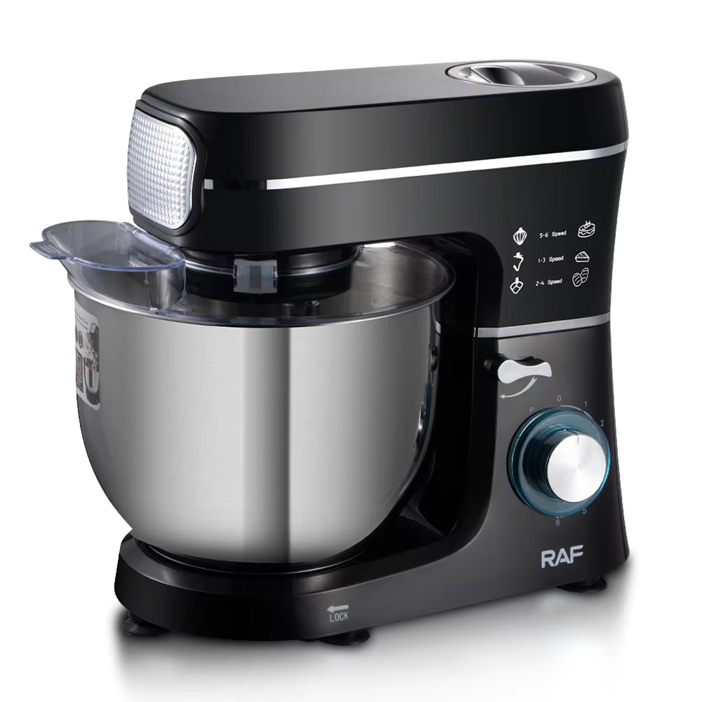 RAF 5-in-1 Multifunctional Stand Mixer with Meat Grinder, Blender and Dough Kneader - 1400W & 10 Litres