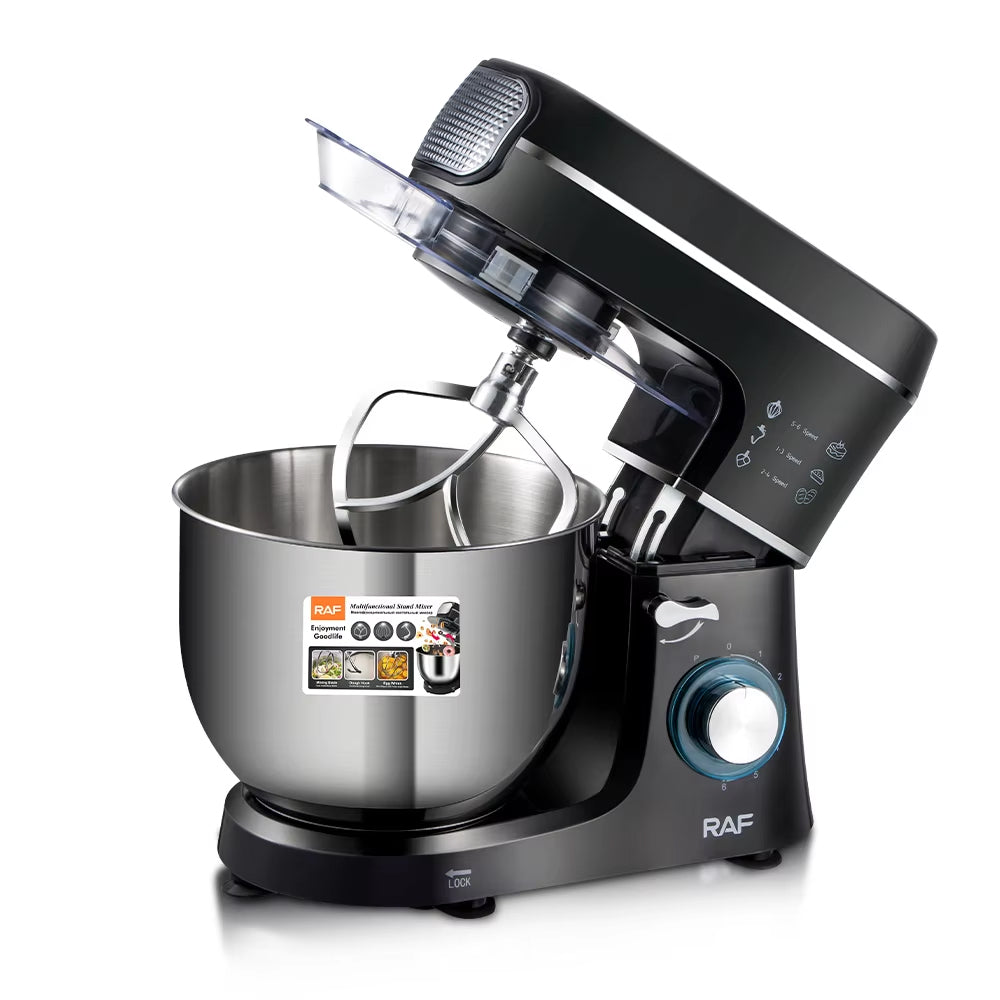 RAF 5-in-1 Multifunctional Stand Mixer with Meat Grinder, Blender and Dough Kneader - 1400W & 10 Litres